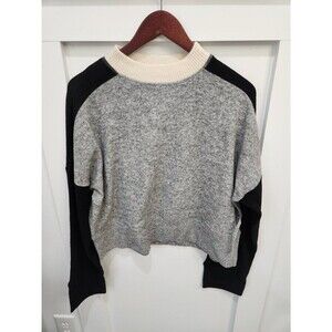 NWT - Theo & Spence Cropped Color-Blocked Sweater – Size Large